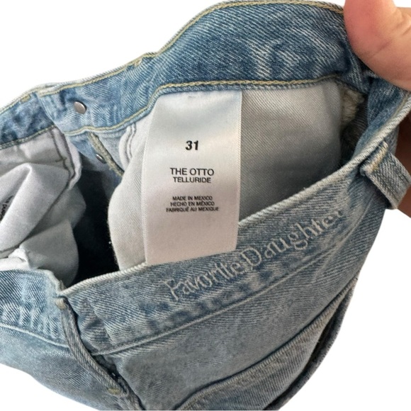 Favorite Daughter Otto High Rise Boyfriend Jeans Telluride Light Wash 31 - Picture 9 of 12